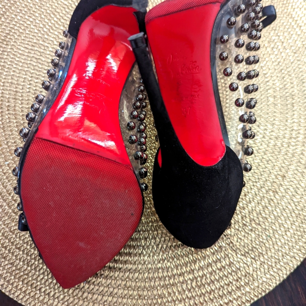Christian Louboutin Studded D'Orsay Pumps SOLD ON TRR - Picture 3 of 6